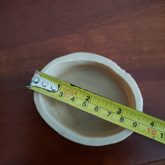 Hand Carved Bone Trinket Box Oval - Picture 8 of 8